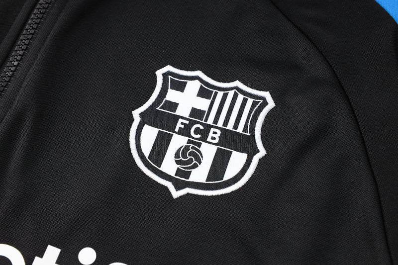 Conjunto Barcelona Treino 24/25 - Masculino Nike - Preto