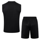 Real Madrid Training Set Tank Top Shirt + Shorts 24/25 - Men's adidas - Black