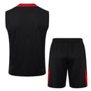 Conjunto Paris Saint-Germain Treino Camisa Regata + short 24/25 - Masculino Nike - Preto