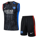 Conjunto Paris Saint-Germain Treino Camisa Regata + short 24/25 - Masculino Nike - vermelho e azul