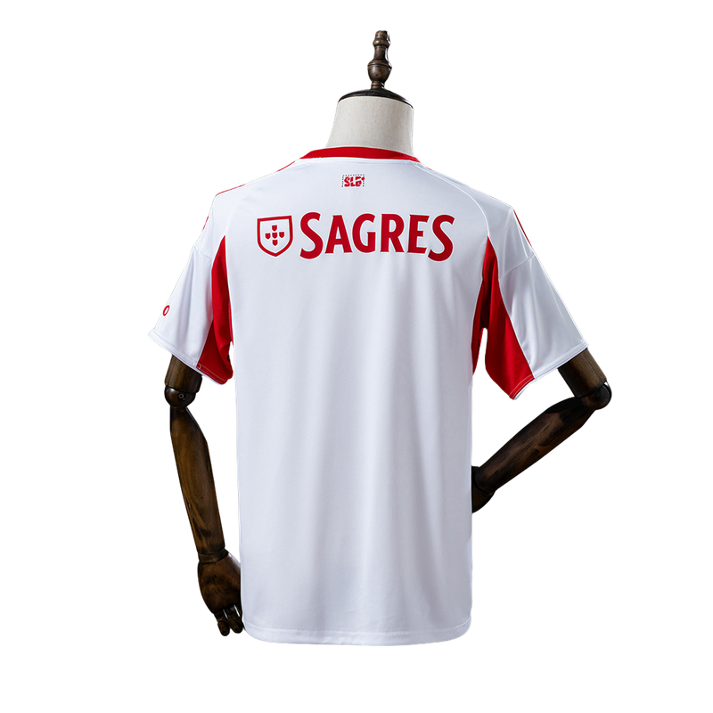 Camisa Benfica III 25/26 - Torcedor Adidas Masculina - Branca com detalhes em vermelho