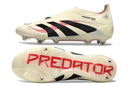 Chuteira de Campo Adidas Predator Elite LL sem cadarço FG - Bege