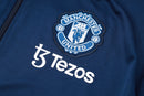 Conjunto Manchester United 24/25 - Masculino Adidas - Azul Royal