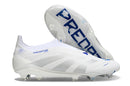 Chuteira de Campo Adidas Predator Elite LL sem cadarço FG - Branco