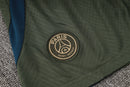 Conjunto Paris Saint-Germain Treino Camisa manga curta + short 24/25 - Masculino Jordan - verde escuro