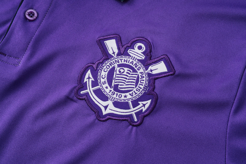 Conjunto Corinthians Polo 24/25 - Masculino Nike - Roxo