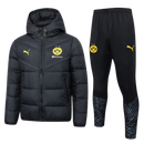 Casaco de algodão com calça Borussia Dortmund 23/24 Puma - Preto - Amarelo