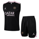 Conjunto Paris Saint-Germain Treino Camisa Regata + short 24/25 - Masculino Jordan - Preto