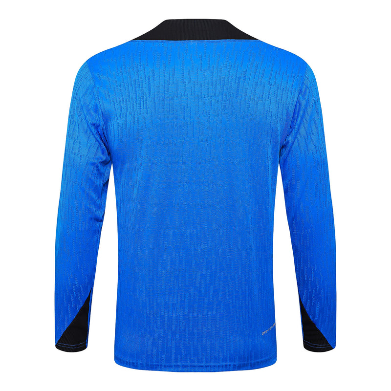Conjunto Barcelona Treino (jogador) 24/25 - Masculino Nike - Azul