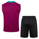 Conjunto Paris Saint-Germain Treino Camisa Regata + short 24/25 - Masculino Nike - Roxo