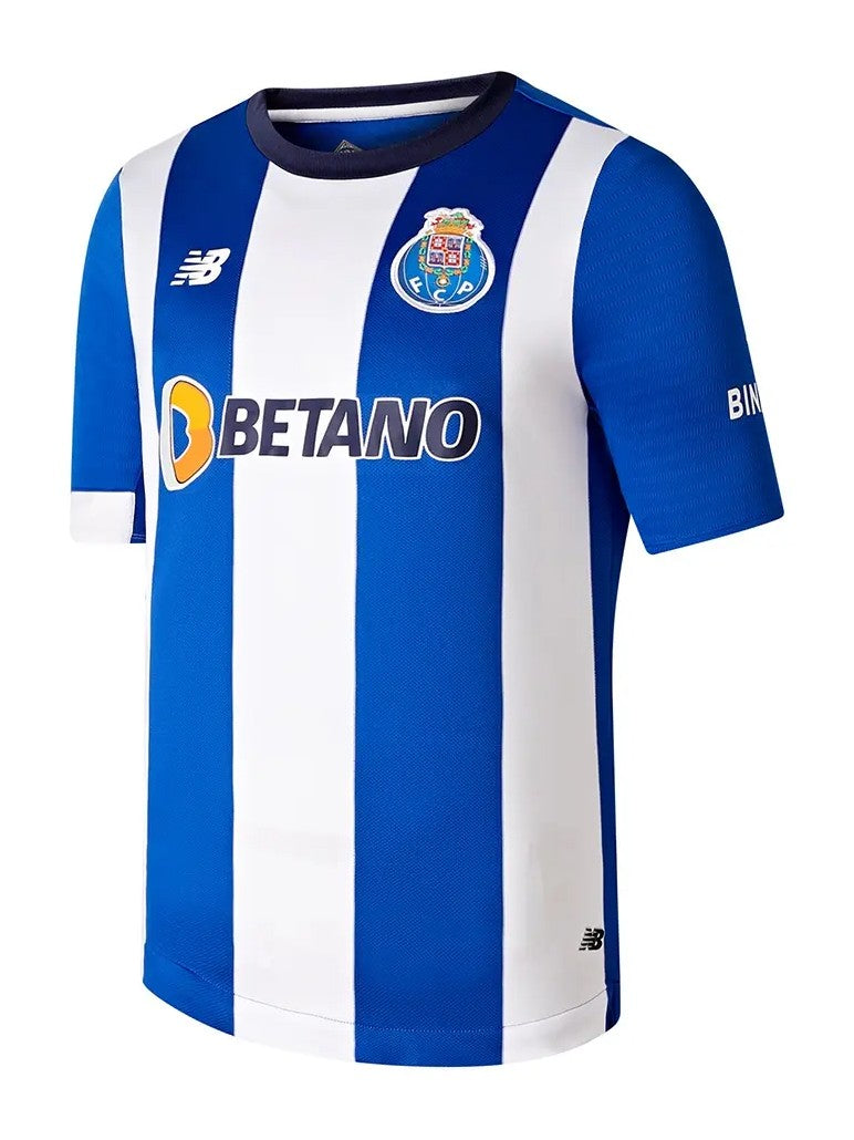 Camisa FC Porto l 23/24 Torcedor New Balance Masculina -Azul e branco