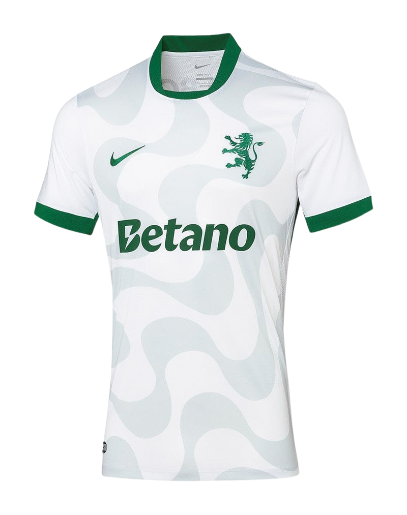 Camisa Sporting Lisboa Illl 25/26 - Torcedor Nike Masculina - Branco e verde