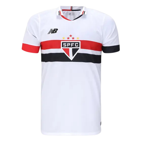 Camisa São Paulo I 24/25 - Torcedor New Balance Masculina - Branca