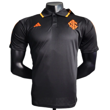 Camisa Internacional 23/24 Edição Polo - Preto - Versão Torcedor