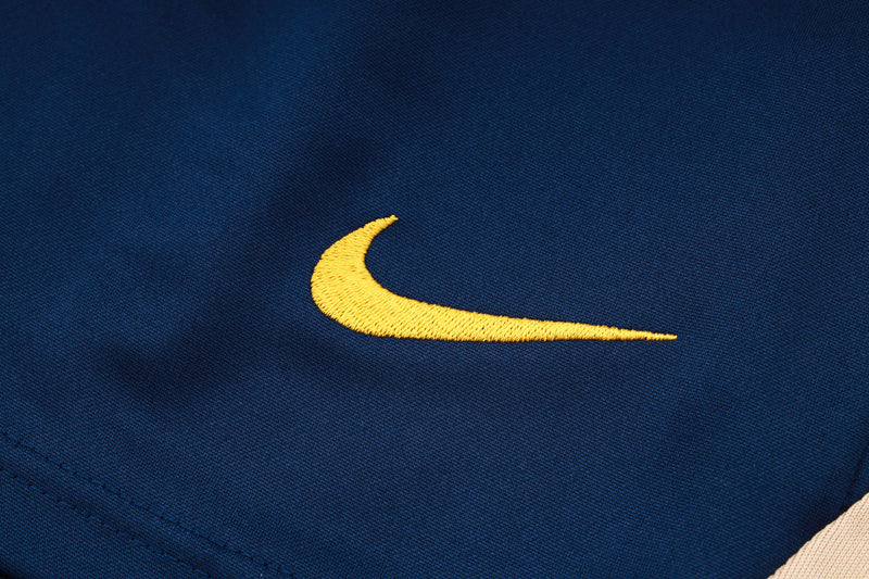 Conjunto Barcelona Treino Camisa Regata + short 24/25 - Masculino Nike - azul royal (Nike amarelo)