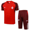Conjunto Internacional Treino com calça cropped 24/25 - Masculino Adidas - Vermelho e vinho