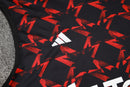 Conjunto Manchester United Treino Camisa Regata + short 24/25 - Masculino Adidas - Vermelho e preto
