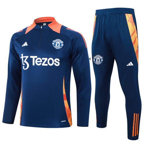 Manchester United 24/25 Set - Men's Adidas - Royal Blue