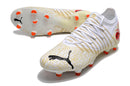 Chuteira de Campo Puma Future Z 1.3 Teazer FG - Branco/Laranja