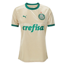 Camisa Palmeiras III 24/25 - Torcedor Puma Feminina - Dourada com detalhes em verde