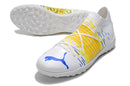 Chuteiras de futebol Puma Future Z TF/MG - Branca/Amarelo