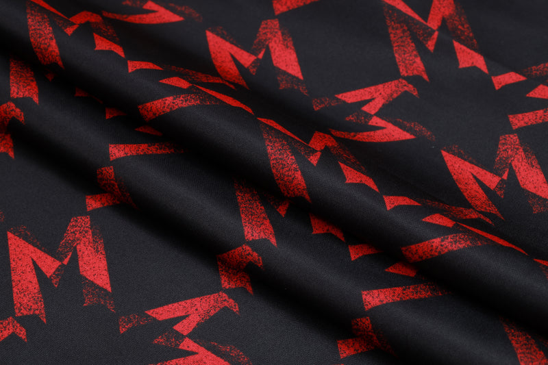 Conjunto Manchester United 24/25 - Masculino Adidas - preto e vermelho