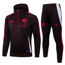 Conjunto Bayern München Treino 24/25 - Masculino adidas - Borgonha Escuro