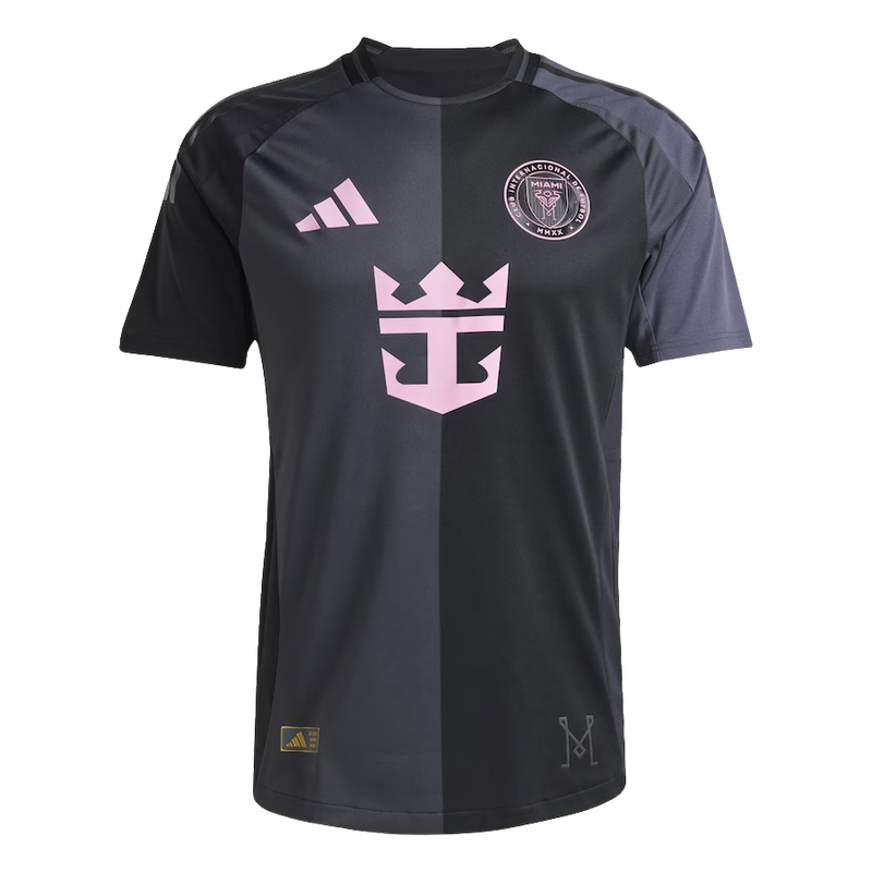 Camisa Inter Miami II 25/26 - Jogador Adidas Masculina - Preta com detalhes em rosa