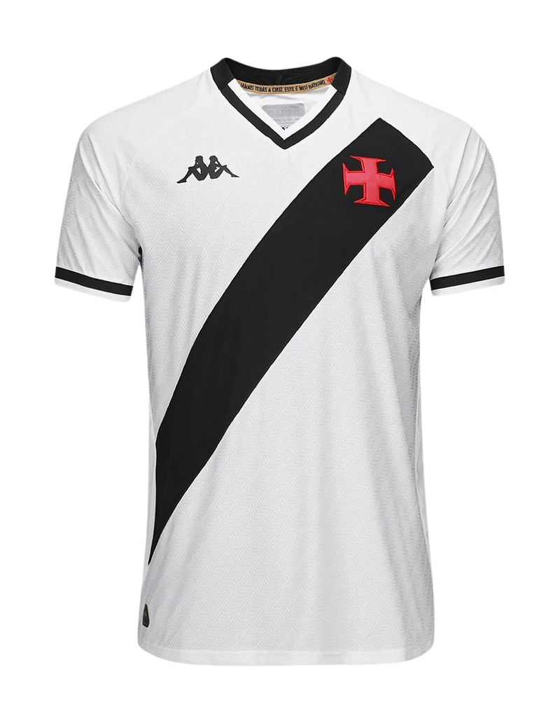 Camisa Vasco da Gama Il 25/26 - Torcedor Kappa Masculina - Branco