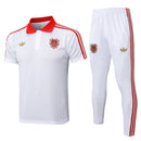 Conjunto Bayern München Treino 25/26 - Masculino adidas - Branco