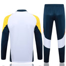 Conjunto Real Madrid Treino 24/25 - Masculino Adidas -  branca (mangas amarelas)