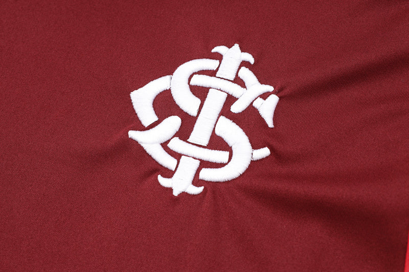Conjunto Internacional Treino 24/25 - Masculino Adidas - Vermelho e vinho