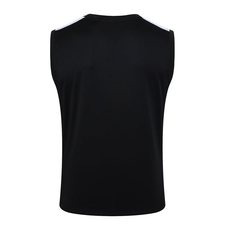 Paris Saint-Germain Training Set Tank Top Shirt + Shorts 24/25 - Men's Nike - Black (White Shoulders)