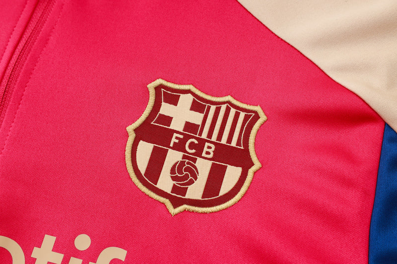 Conjunto Barcelona Treino 24/25 - Masculino Nike - Vermelho