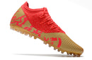 Chuteira Puma Future Z FG/AG - Vermelho/dourado