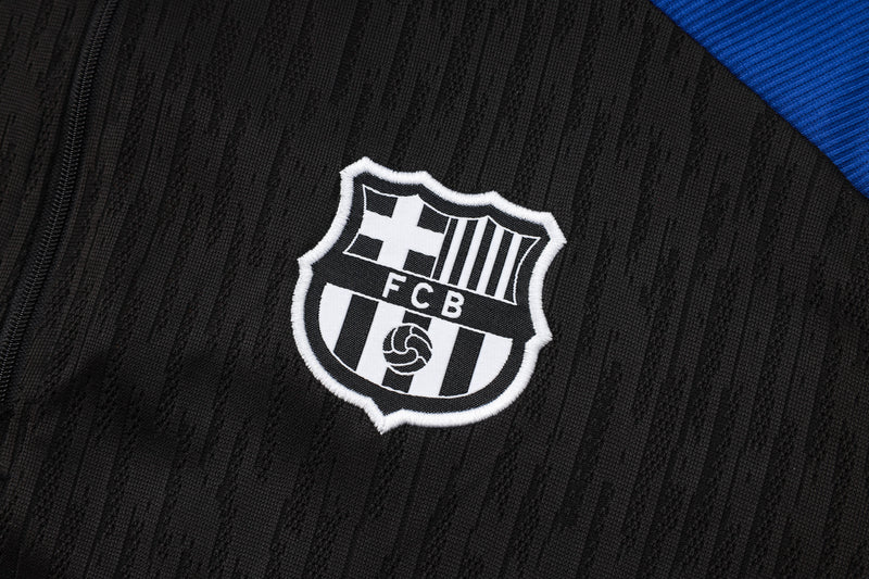 Conjunto Barcelona Treino (jogador) 24/25 - Masculino Nike - Preta