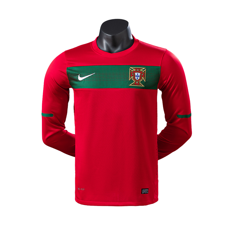 Camisa Do Portugal l Retrô 2010 Manga Longa - Jogador Masculina