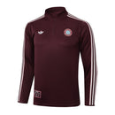 Conjunto Bayern München Treino 25/26 - Masculino adidas - Borgonha Escuro