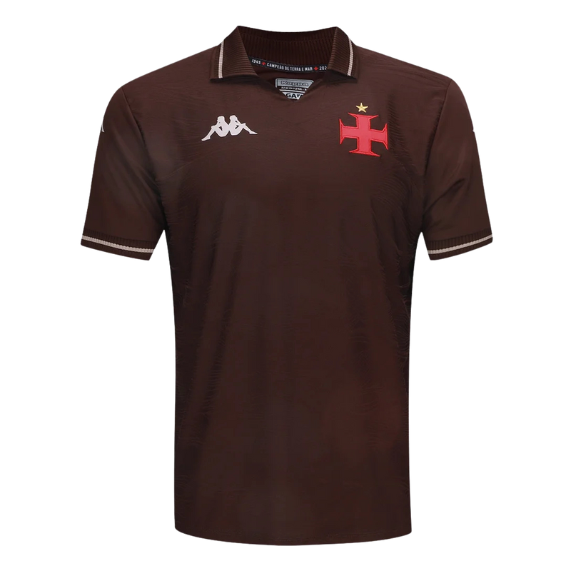 Vasco da Gama III 24/25 Shirt - Kappa Men's Fan - Beige