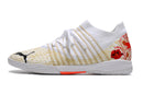 Chuteiras de futebol Puma Future Z 1.3 Teazer IC - Branco/Laranja