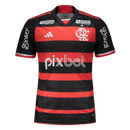 Camisa Flamengo I 24/25 - Torcedor Adidas Masculina - Preta e vermelha