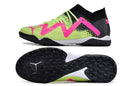 Chuteiras de futebol Puma Future X Powercat Tokyo Match TF - Verde/Rosa