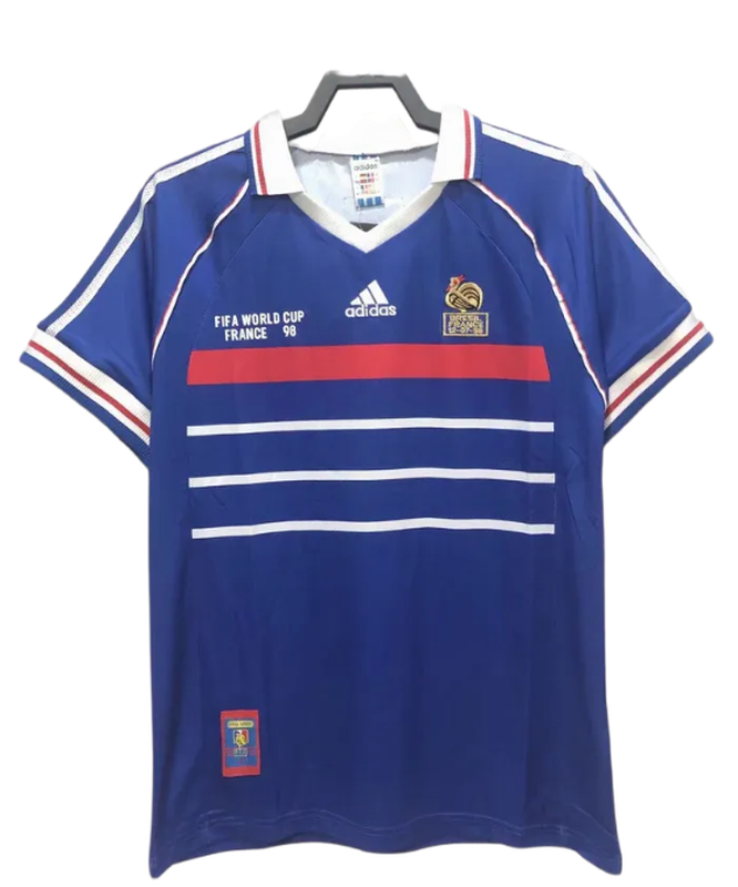 Camisa França 1998 I Titular - Versão Retrô