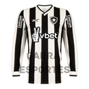 Camisa Botafogo I Manga Longa 24/25 - Torcedor Reebok Masculina - Preta e branca