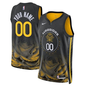 Camisa NBA - Golden State Warriors - 2023 - Edição Cidade - Preto