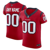 Camisa NFL Houston Texans - Alternativa - Edição Personalizada - Vermelho