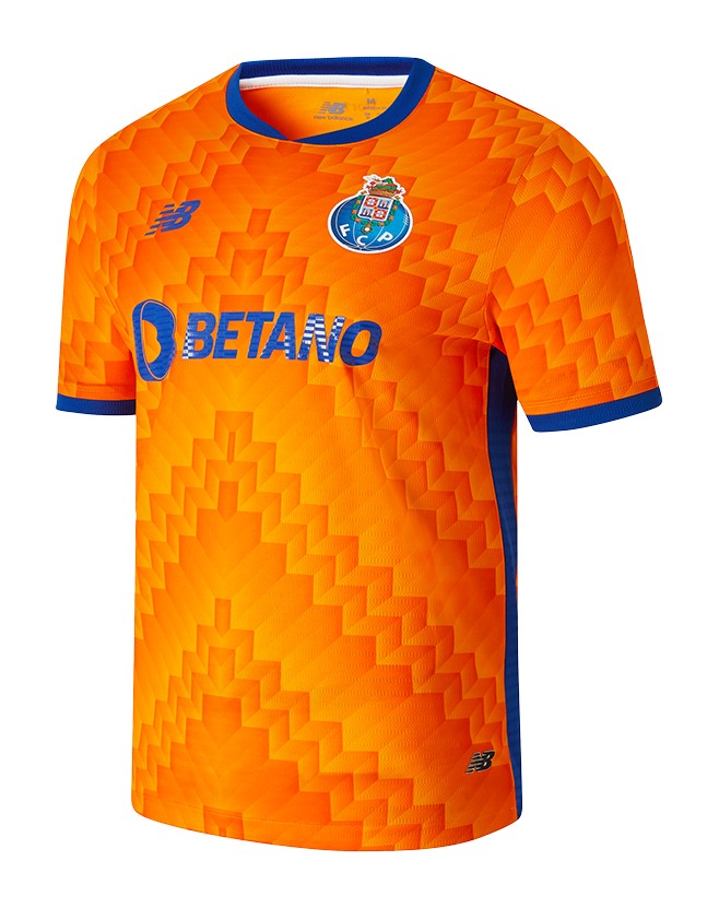 New Balance Men's FC Porto ll 24/25 Fan Shirt - Orange and Blue