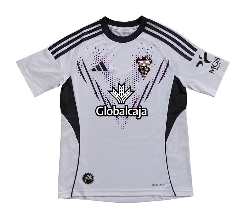 Camisa Albacete l 25/26 - Torcedor Adidas Masculina - Branco / Preto / cinza