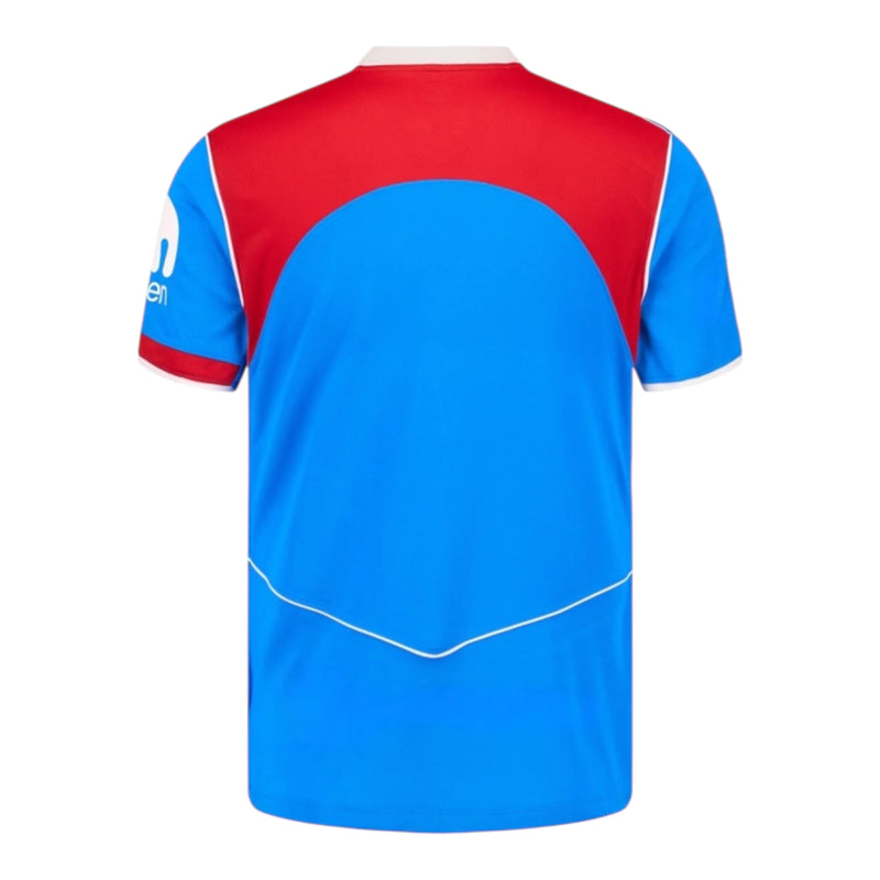 Camisa Atlético de Madrid III 25/26 - Torcedor Nike Masculina - Azul e vermelha