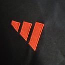 Colombia National Team 24/25 Away Shirt - Adidas Women's Fan Shirt - Black with orange details